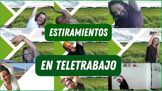 🪑20 ejercicios de ESPALDA SANA EN TELETRABAJO 🏋️‍♀️ [upl. by Inilam]