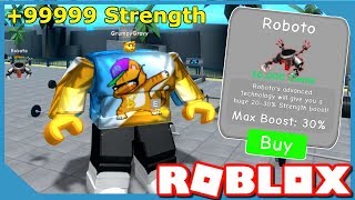 I Bought the Best Pet and Become the Strongest in Roblox Weight Lifting Simulator [upl. by Mosra783]