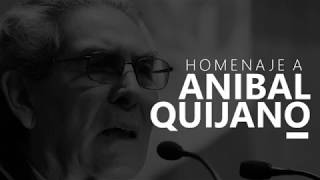 HOMENAJE A ANÍBAL QUIJANO  Sociales Informa 12 [upl. by Aisetra]