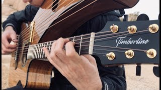 The Last of the Mohicans Promentory  Harp Guitar Cover  Jamie Dupuis [upl. by Nehtiek]