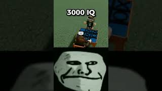 Roblox 3000 IQ Moment Troll Face Meme 😂😂🤣 robloxshorts trollface [upl. by Aubyn492]