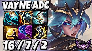 Vayne vs Jhin ADC  Triple Kill  Patch 1418 Korea Master ✅ [upl. by Nwahshar]