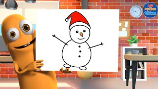 Comment dessiner un bonhomme de neige [upl. by Aryad]