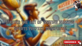 Sports Prefect Manifesto [upl. by Aneelad]