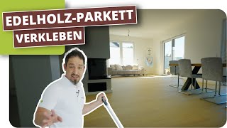 Holzboden selber verkleben [upl. by Anirec636]