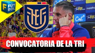 SORPRESAS EN LA CONVOCATORIA DE LA SELECCIÓN DE ECUADOR  F DE FÚTBOL [upl. by Erdnoed466]