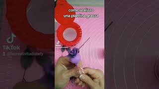 tutorial piantina grassa in porcellana fredda [upl. by Starlin699]