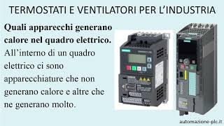 Termostati e ventilatori per quadri d’automazione industriale [upl. by Giesecke]