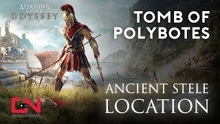 Assassins Creed Odyssey  Tomb of Polybotes  Ancient Stele Location [upl. by Phillada460]