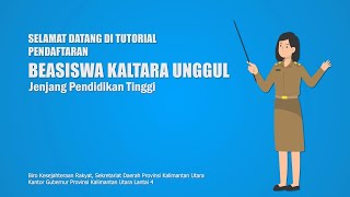 Tutorial Pendaftaran Beasiswa Kaltara Unggul Tahun  Jenjang Pendidikan Tinggi [upl. by Jany]