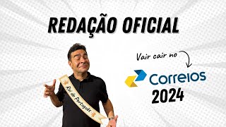 REDAÇÃO OFICIAL  Vai cair no concurso dos Correios 2024 e em outros também [upl. by Schoenfelder]