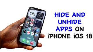 How to Hide and Unhide Apps on iPhone iOS 18 [upl. by Ellenej]