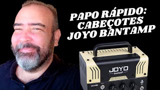 Papo Rápido Cabeçote Amplificador Joyo Bantamp Valvulado Para Guitarra [upl. by Eidas]