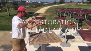 Teak restoration [upl. by Anayad]