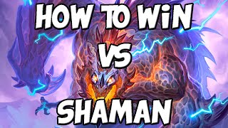 How to Win vs Galakrond Shaman  Hearthstone Descent of Dragons [upl. by Yelnoc]