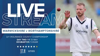 🔴 LIVE  Warwickshire vs Northamptonshire  County Championship  Day Two [upl. by Amarette]