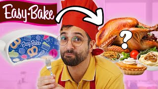 I Baked an Entire THANKSGIVING DINNER in an EASYBAKE Oven [upl. by Foote229]