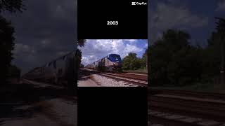 Amtrak 164 2003 Vs 2023 train amtrak [upl. by Aicercul]