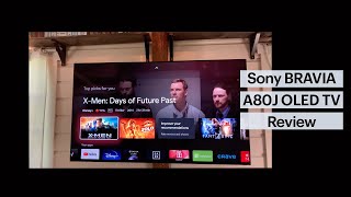 Sony BRAVIA A80J 4K OLED TV Review [upl. by Abla]