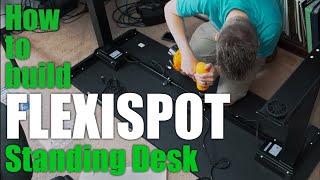 How To Assemble A Flexispot Standing Desk [upl. by Jaquiss30]