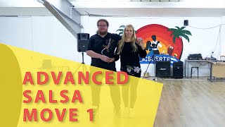 Move 1  Advanced Salsa for Couples [upl. by Hannaoj372]