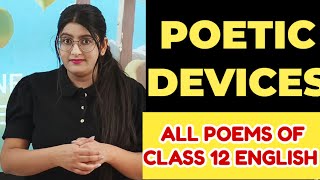 Poetic Devices Class 12 English [upl. by Nosirb]