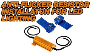 AntiFlicker Resistor Installation For Signals or Low Signal German Car Wiring [upl. by Bierman]