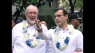 Mayor Isko Moreno Australian ambassador walk through Arroceros forest park [upl. by Icats]