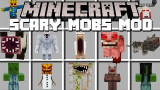 Minecraft SCARY MOBS  SCARY SHEEP MOD Minecraft Mods [upl. by Nichol]