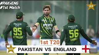 PAK VS ENG 1ST T20 MATCH [upl. by Akimal641]