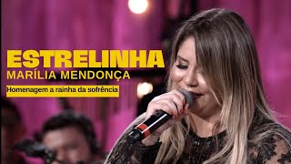 Marília Mendonça  Estrelinha Letra [upl. by Eadrahc]