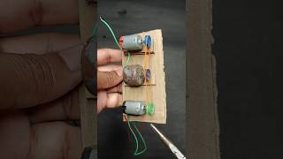 DIY DC to DC Motor Generator  How to Make a DC Motor a Generator shorts motor dcmotor [upl. by Judi]