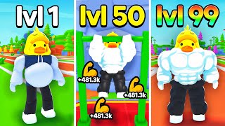 I Went From Fat NOOB to STRONG PRO in Muscle Race Simulator Roblox [upl. by Eanrahs743]