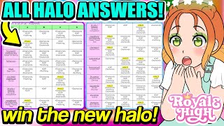 ALL FOUNTAIN STORY ANSWERS TO WIN THE NEW FLOWERING HALO 2024 🏰 Royale High [upl. by Teferi]