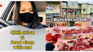 drive with me to butcher shop food shopping haul amp prices bolams in Sedgefield UK relaxing vlog [upl. by Yrem991]