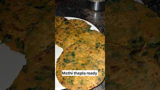 Methi thepla recipe 👍💕food indianfood shorts [upl. by Nika]