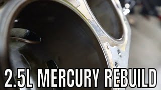 Mercury Powerhead Rebuild  25L XR6 [upl. by Manchester]