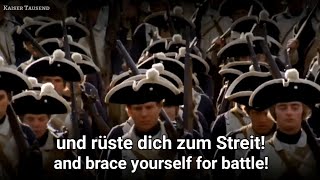 quotDer Hohenfriedberger Marschquot– German Military Army March With lyrics [upl. by Sanson617]