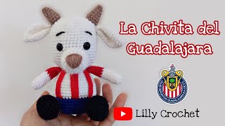 Chivita del Guadalajara México 15cm  Mascota Amigurumi para Ramos tejidos [upl. by Htebzil268]