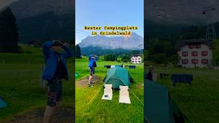 Bester Campingplatz in Grindelwald grindelwald camping campingplatz backpacker travelvlog [upl. by Herve]