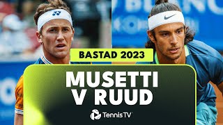 Casper Ruud vs Lorenzo Musetti In SemiFinals  Bastad 2023 Highlights [upl. by Leviram]