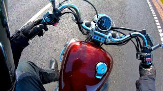 Yamaha Virago XV535 Test Ride and Specs [upl. by Kenric911]