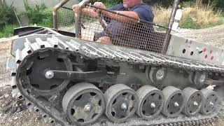 HOMEMADE TRACKED VEHICLE 10 TEST DRIVING NEWEST MAV [upl. by Mano95]