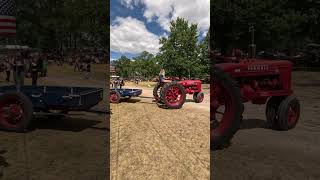 Farmall M Tractor 🇺🇸 Joining Parade  Sycamore Illinois Tractor Show shorts [upl. by Duky492]