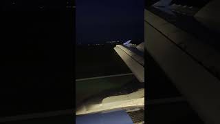 United A320 Night Landing in DEN unitedairlines aviation airport [upl. by Odnalro]