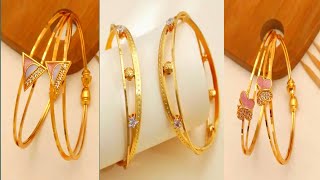 Beautiful and Very Simple bengle design 🔥 gold bangles design [upl. by Mellicent]