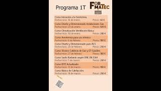 Programa Cursos FORMATEC 1T 2024 [upl. by Silsby]