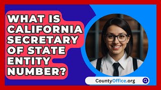 What Is California Secretary Of State Entity Number  CountyOfficeorg [upl. by Rafaelita897]