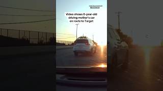 8yearold girl drives mothers car to Target shorts [upl. by Lobiv565]