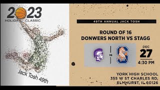 Downers Grove North vs Stagg Jack Tosh Holiday Classic [upl. by Eibot]